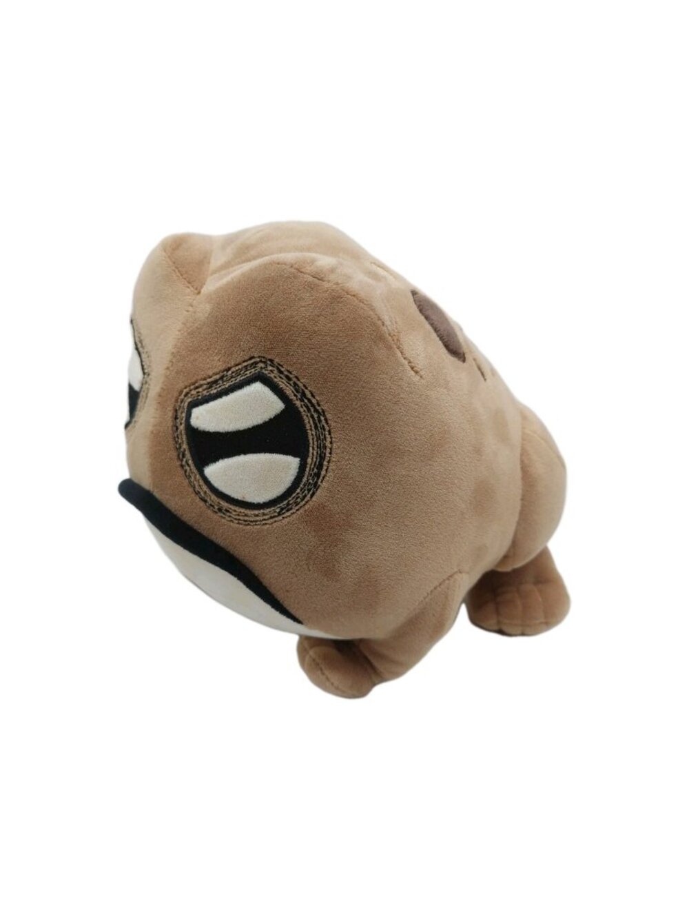 potato the grumpy Desert Rain Frog Brown Cream Plush Stuffed Animal Read